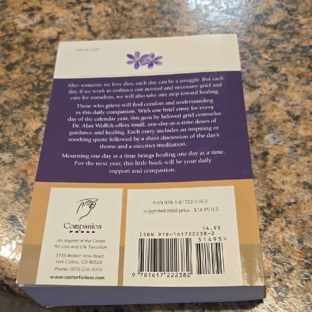 Grief One Day at a Time Book - Picture 2 of 4